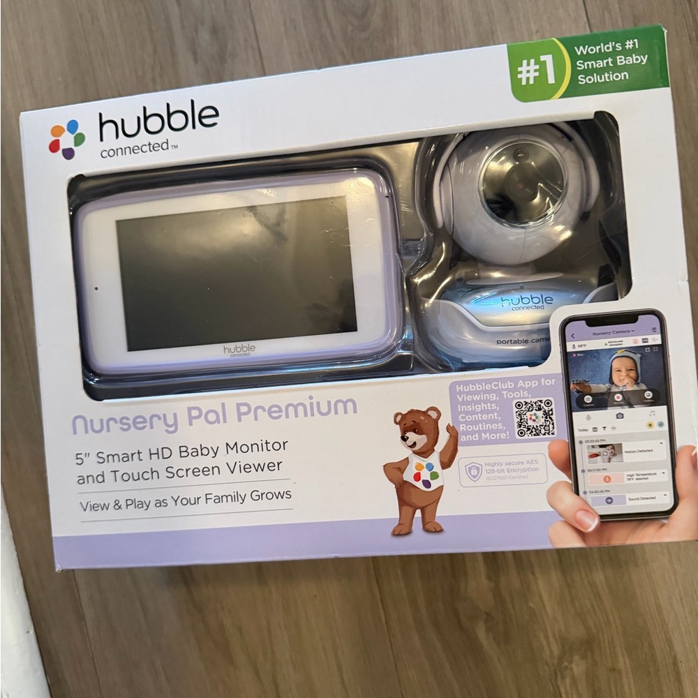 Nursery Pal Premium 5” Smart HD Baby Monitor - White